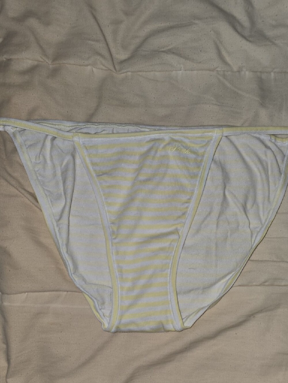 Pack of Women's Bikini Briefs - White, Black, Blue, Yellow - Picture 2 of 6